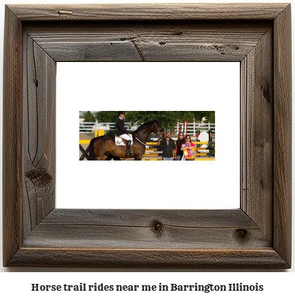 horse trail rides near me in Barrington, Illinois